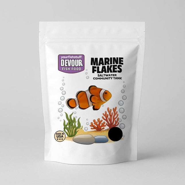 Devour Marine Flakes Aquarium Fish Food