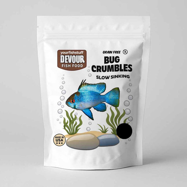 Devour Bug Crumbles Grain-Free Limited Ingredient Fish Food
