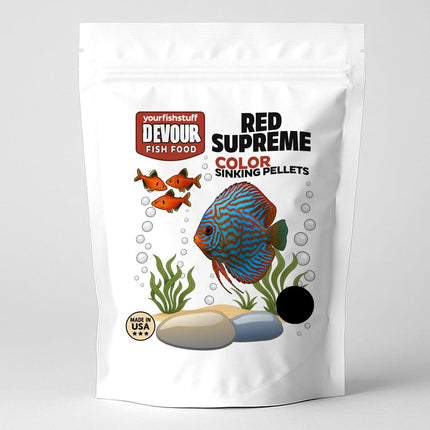 YFS Devour Red Supreme Color Pellets – Color-Boosting Fish Food