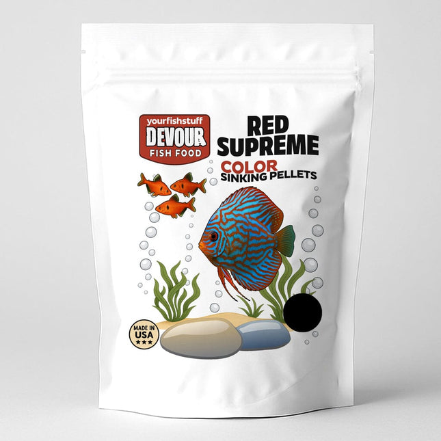 YFS Devour Red Supreme Color Pellets – Color-Boosting Fish Food