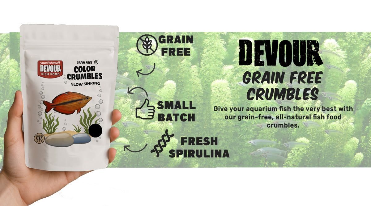 Devour Veggie Wafers for Bottom Feeders – Plant-Based Aquarium Fish ...