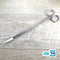 10-inch curved stainless steel aquascaping scissors for precise aquarium plant trimming