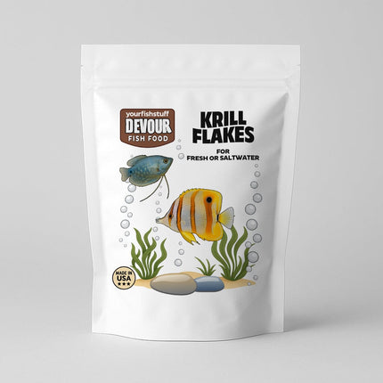 Devour Krill Flakes Aquarium Fish Food