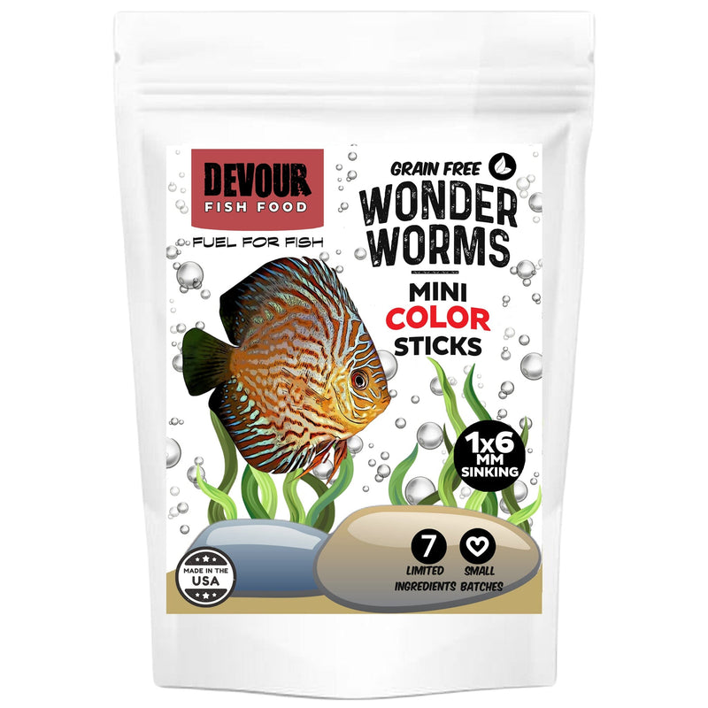 WonderWorms Grain Free Mini Color Sticks