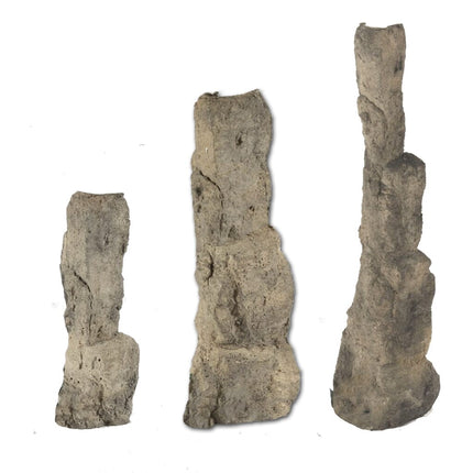 3D Background Heater Cover - Castle Rock Grey