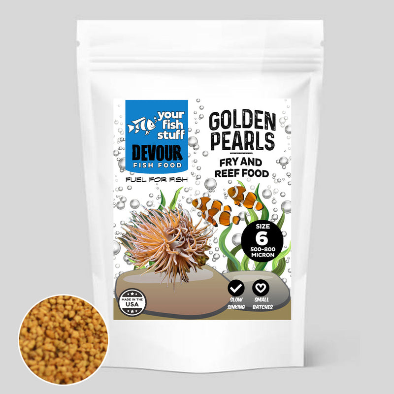 Golden Pearls Fry and Coral Food