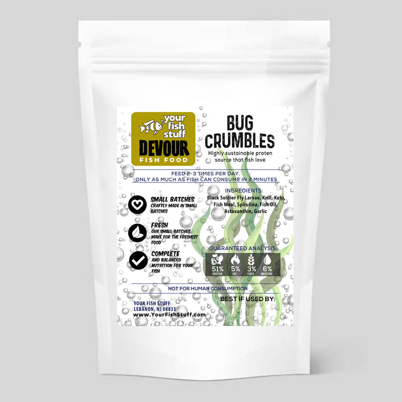 Bug (Black Soldier Fly Larvae) Grain Free Crumbles