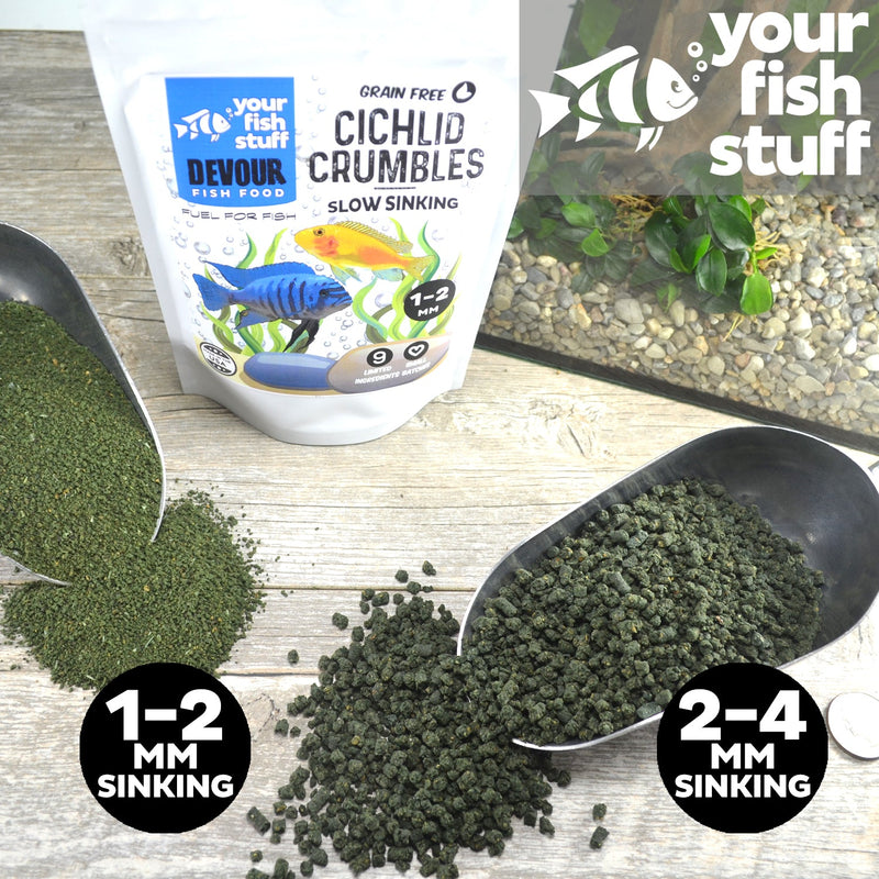 YFS Cichlid Grain Free Crumbles Fish Food