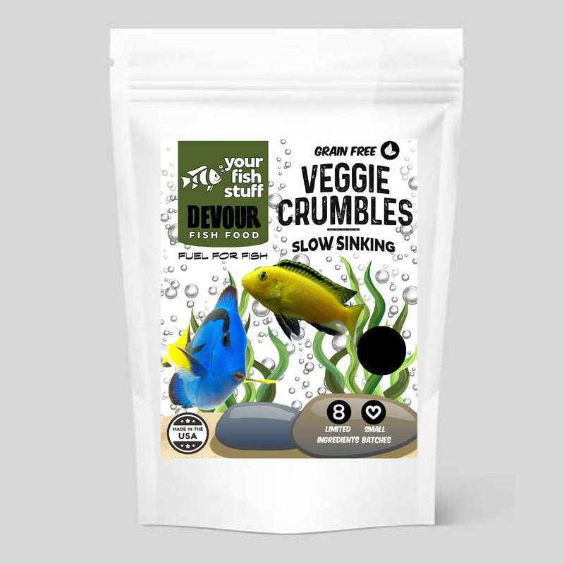 YFS Veggie Grain Free Crumbles Fish Food