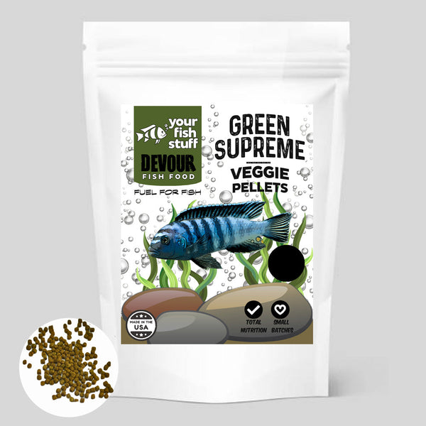 YFS Green Supreme Veggie Pellets Fish Food