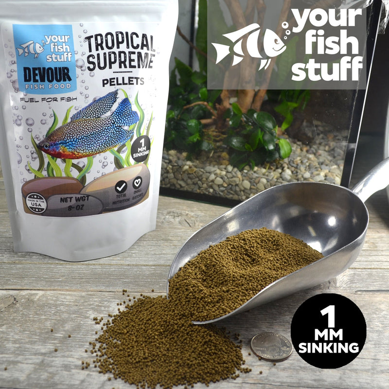 YFS Tropical Supreme Color Pellets Bulk Aquarium Fish Food