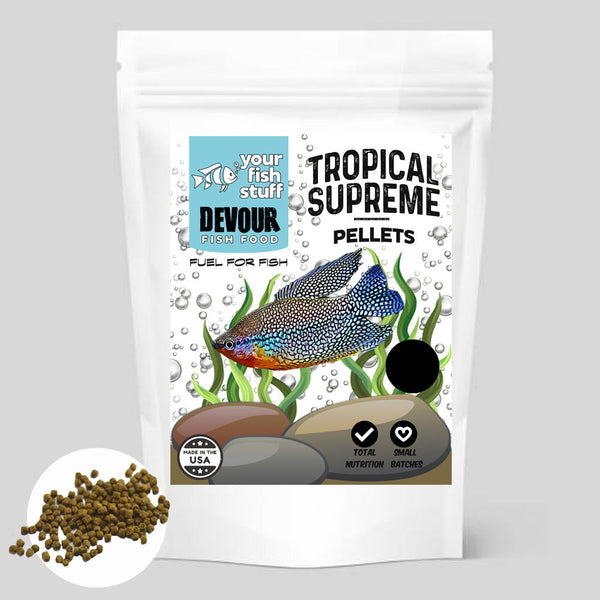 YFS Tropical Supreme Color Pellets Bulk Aquarium Fish Food